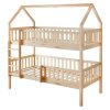 Montessori patrová postel, přírodní, VENITA TYP 2