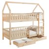Montessori patrová postel, přírodní, VENITA TYP 2
