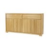 DREWMAX KOMODA DEBOWA KD357 NATURALNY INT 2