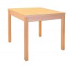 Jídelní stůl MARS laminový z přírodního BUKU - 80 x 80