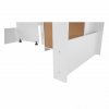 Kombinovaná postel do dětského pokoje, bílá, FANY