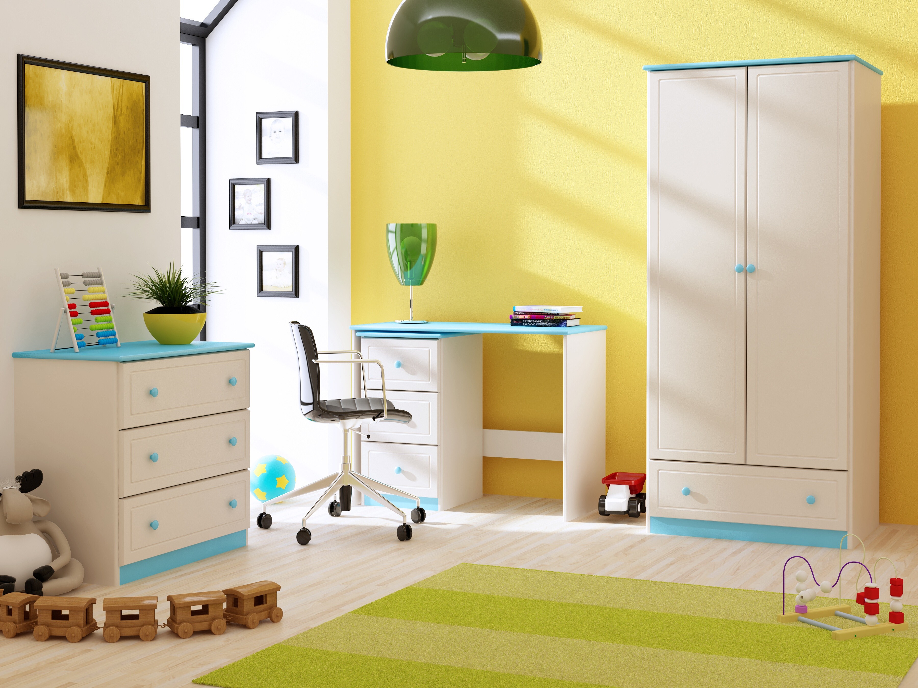 Psací stoly pro děti i studenty.