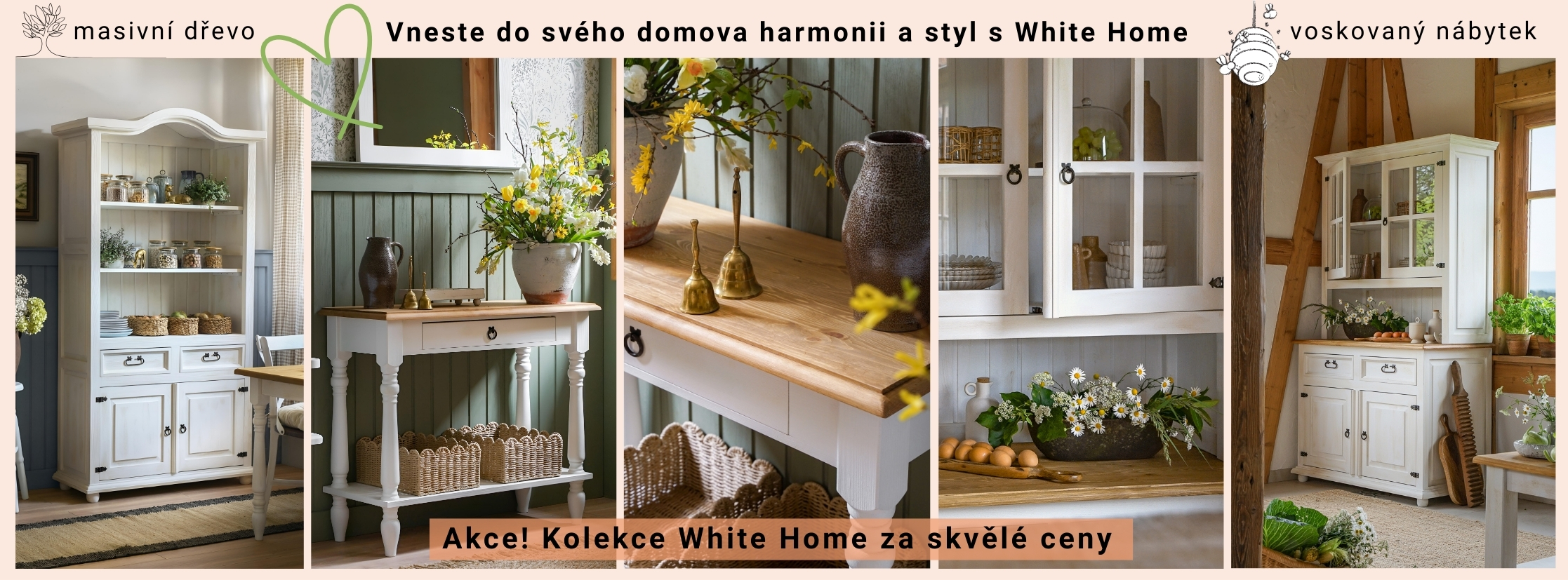 Bílá jídelna White Home