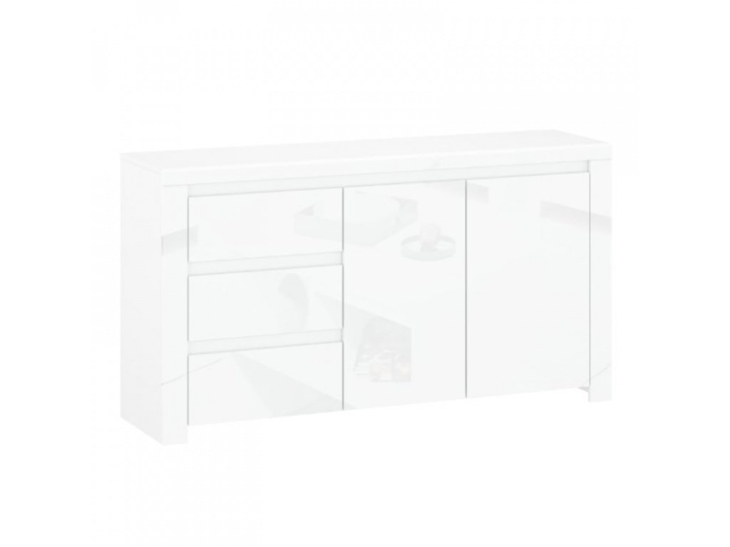 LINGO  komoda  2d3s  bílý lesk
