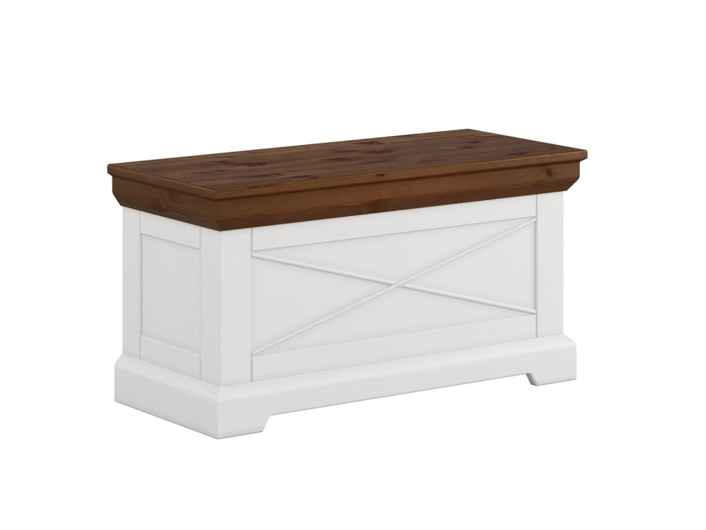 bílá úložná truhla dřevěná jpg5