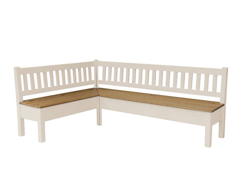 rohová lavice provence kremová 2