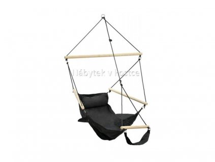 37986 zavesne houpaci kreslo swinger black