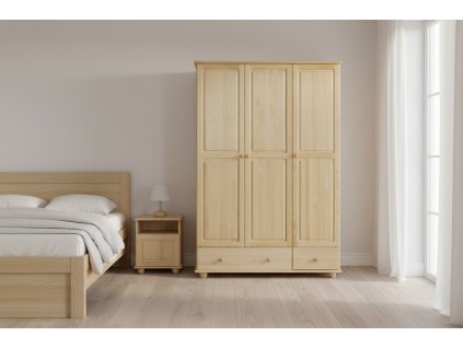 Šatní skříň z masivu