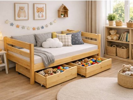 postel pro děti s úložným prostorem 4
