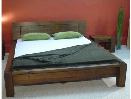Břízová manželská postel ROSSA 140x200 s nočními stolky (Barevné provedení Dub)
