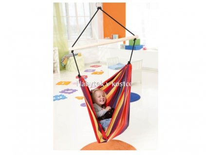 51453 8 detske zavesne houpaci kreslo kids relax rainbow skladem