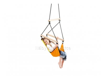 51462 detske zavesne houpaci kreslo kids swinger yellow