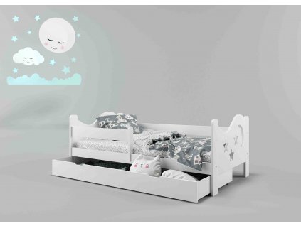 Dětská postel MAJA 80x160 cm bílá SKLADEM
