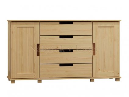 Kombinovaná komoda z masivu FELIX Z4 140x100 cm