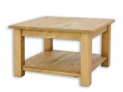 Rustikální konferenční stolek CORDOBA MES06 (Barevné provedení Tmavý vosk K02, Provedení varianta B)