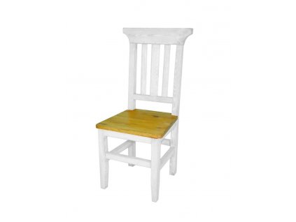 Rustikální židle WHITE HOME SIL04 (Barevné provedení Bílý vosk K17 -  tmavý vosk K02)