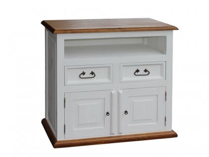 dřevěná komoda bílá