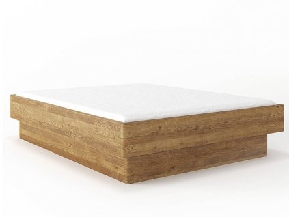Buková postel z masivu KALIFORNIE LITE s úložným prostorem