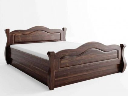 Postel AUSTIN Romance s úložným prostorem (Barevné provedení Tmavě hnědá 22-25, Rozměry postele 90 x 200 cm)