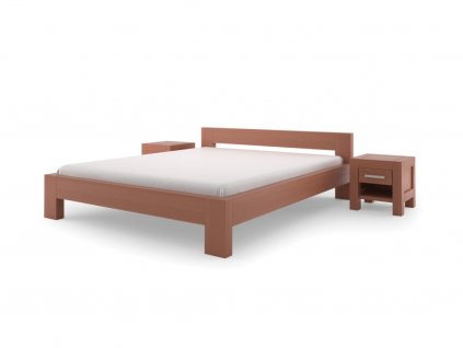 Buková postel MODERNO L2 z masivního dřeva