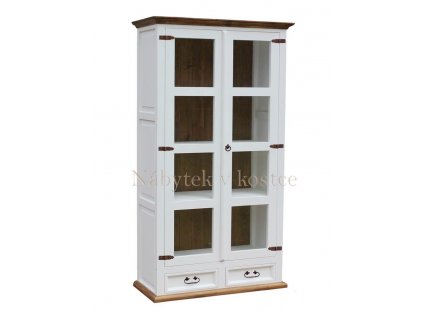dřevěná vitrína masivní dřevo