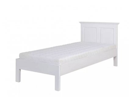 Postel WHITE HOME ACC01 90x200 cm (Barevné provedení Bílý vosk K17 - Bílý vosk K17)