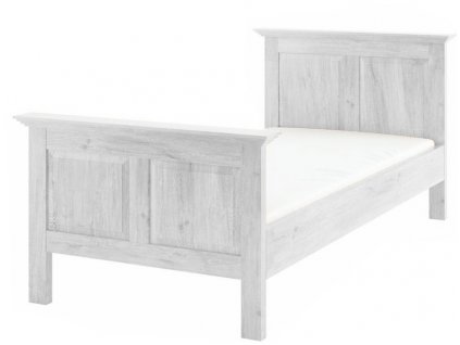 Postel WHITE HOME ACC02 90x200 cm (Barevné provedení Bílý vosk K17 - Bílý vosk K17)