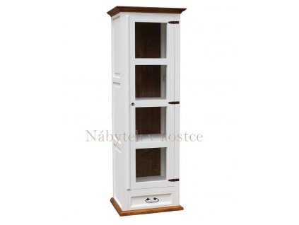 dřevěná vitrína z masivu