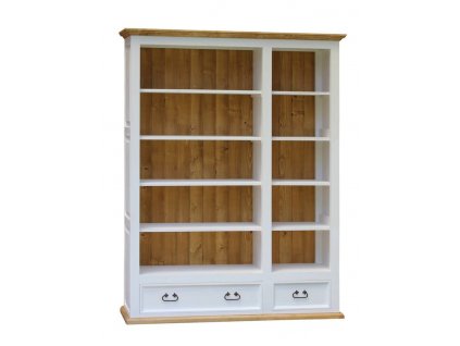 dřevěná knihovna sweet home