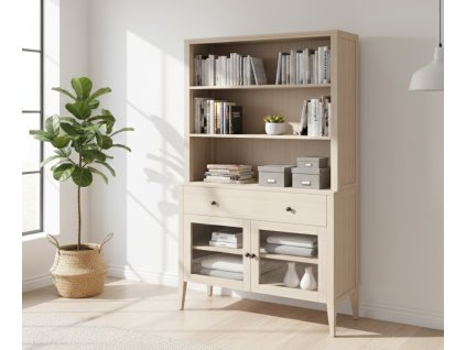 kredenc bukovy nabytek lak masiv buk