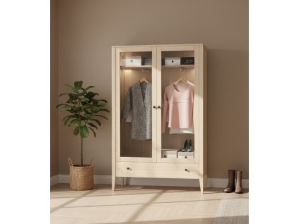 skrin prosklena satni prirodni buk lak