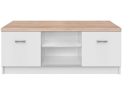 MIXIO TV stolek 120cm 2D dub sonoma/bílá