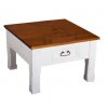 Konferenční stolek Sweet Home CEN07 (Barevné provedení Bílá - světle hnědá medová lak)