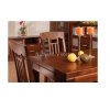 Dubový jídelní rozkládací stůl Tigre se dvěma výsuvnými křídly (Šířka 120 cm (A))