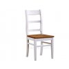 Rustikální židle SWEET HOME SIL26 (Barevné provedení Bílá - ořech lak)