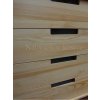 Kombinovaná komoda z masivu FELIX 4 120x120 cm