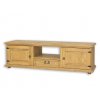 Rustikální TV stolek CORDOBA RTV03 (Barevné provedení Tmavý vosk K02)