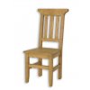 Rustikální jídelní židle CORDOBA SIL04 (Barevné provedení Tmavý vosk K02)
