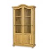 Masivní vitrína CORDOBA VIT12 (Barevné provedení Tmavý vosk K02)