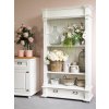 Rustikální knihovna WHITE HOME REG03 (Barevné provedení Bílý vosk K17 - Bílý vosk K17)
