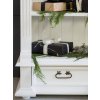 Rustikální knihovna WHITE HOME REG03 (Barevné provedení Bílý vosk K17 - Bílý vosk K17)