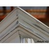 Rustikální knihovna WHITE HOME REG03 (Barevné provedení Bílý vosk K17 - Bílý vosk K17)