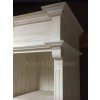 Rustikální knihovna WHITE HOME REG04 (Barevné provedení Bílý vosk - K17)