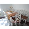 Rustikální lavice SWEET HOME BAX25 levá s područkami s úložným prostorem