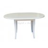 Dubový bílý kulatý stůl JARO rozkládací