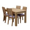 Dubový jídelní set INSYGNATA s rozkládacím stolem