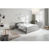 Postel z masivu KARLA 200x90 bílá