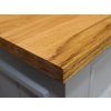 TV stolek Provence bílý K6P s dubovou deskou