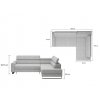 Rohová sedací souprava LUCIA rozkládací