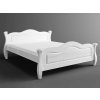 Bílá postel AUSTIN Romance 140x200 cm z borovicového masivu